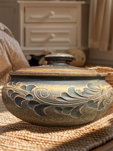 Qazanlar: Qazan, rəng - Qəhvəyi, Keramika — 6