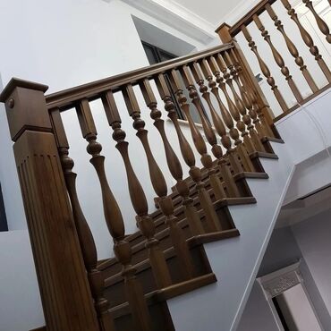 Обшивка лестниц: Изготовление лестниц на заказ город Ош — 4