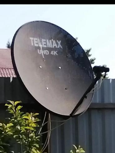tv internet aparati: TELEMAX UHD 4K peyk anteni. Ünvan Sabirabad rayonu asan xidmətin yanı — 1
