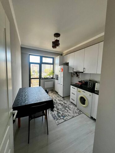 квартира жил массив кок жар: 1 комната, 45 м², Элитка, 3 этаж, Евроремонт