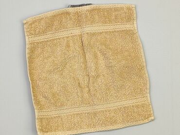 Ręczniki: Ręcznik 30 x 27, kolor - Żółty, stan - Dobry