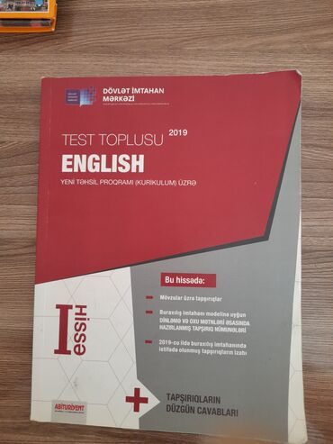 ingilis dili 3: Ingilis dili test toplusu 1hissə