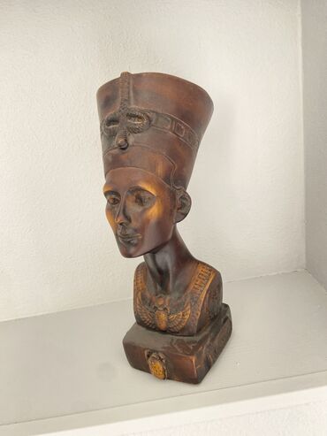 фарфоровые статуэтки ссср: Миню-бюст Нефертити