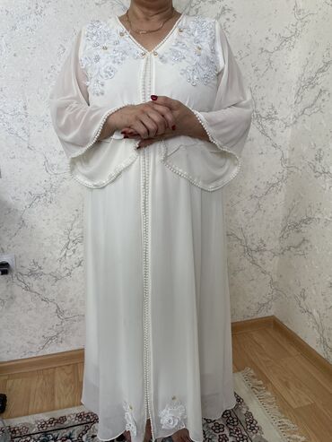 Повседневные платья: Повседневное платье, Осень-весна, 2XL (EU 44)