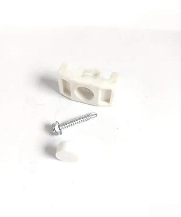 Proizvodi od rolovanog metala, metalni kanali: Panelna ograda 3d boja bela ral 9010. Panelna ogradafence system — 9