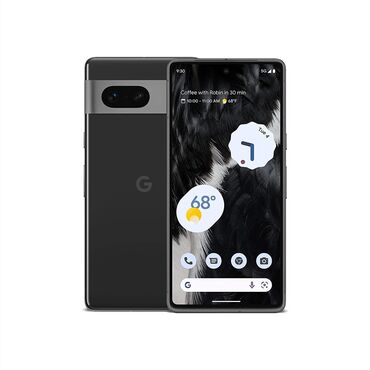 экрана телефона: Google Pixel 7, Б/у, 128 ГБ, цвет - Черный, 1 SIM, eSIM