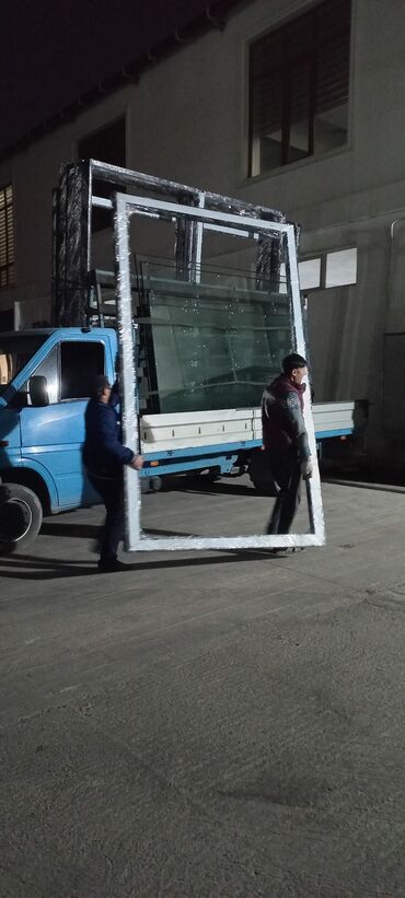 Plastik pəncərələr: Yeni İkiqat şüşə paketi Plastik pəncərə, Еni: 350 sm, Uzunluğu: 300 sm, Pulsuz quraşdırma — 9