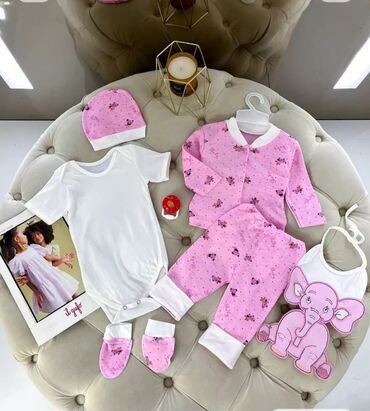детская одежда оптом бишкек дордой: Комплект, цвет - Розовый, Новый