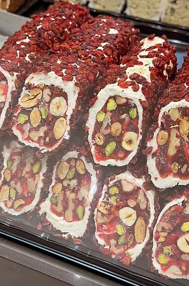 Кондитерские изделия, сладости: Турецкие сладости Hacıbaba - Лукум ассорти в фирменной коробке — 4