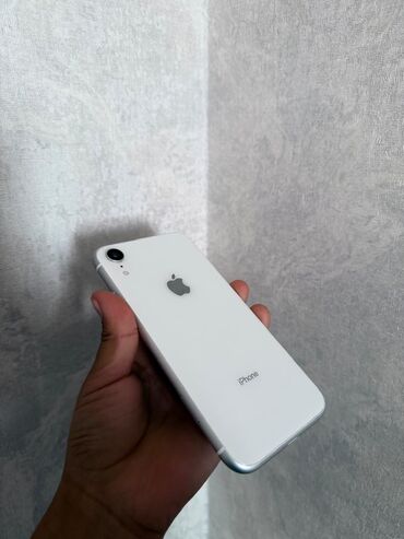 Apple iPhone: IPhone Xr, Б/у, 128 ГБ, Белый, Чехол, Коробка, 77 % — 8