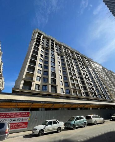кыргызстан квартиры продажа: 2 комнаты, 77 м², Элитка, 8 этаж, ПСО (под самоотделку)