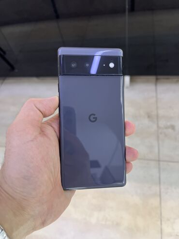 телефон режим 8: Google Pixel 6, Колдонулган, 128 ГБ, түсү - Кара, 2 SIM