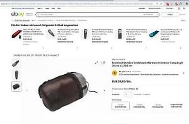 Oprema za kampovanje: Rocktrail vreća za spavanje – deka/mumija sa kompresionom/transportnom — 14