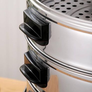 Кастрюли: Мантыварка - пароварка промышленная 4 яруса В наличии: 47см 52 см — 13