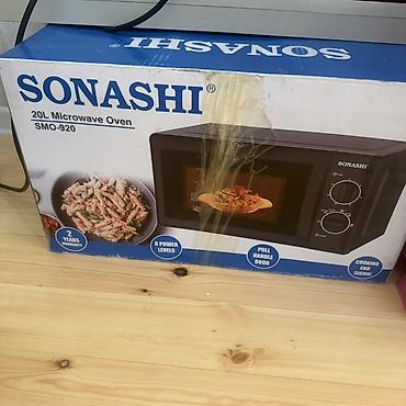 panasonic mikrodalgali soba: Mikrodalğalı soba Ayrıca dayanan, Mikrodalğalar ilə, rəng - Qara, Yeni — 1