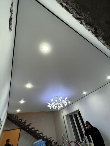 Натяжной потолок: Натяжной потолок Глянцевое, Матовое, 3D потолки Бесплатный замер, Гарантия, Монтаж — 15