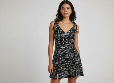 spódnice midi tiulowe w kropki: H&M Divided, Сукня жіноча, розмір XS