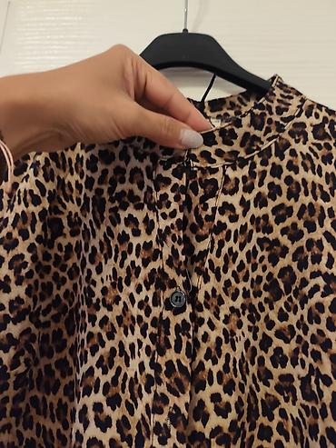 espadrila: Ženska košulja – leopard print, Kayak Fashion NOVO - Model: dugački — 2