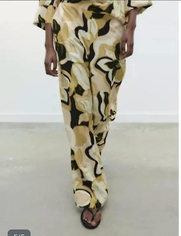 bluze zara 2022: Zara nove pantalone. S velicina naglasena, vece su. Struk 37 i tegli — 2