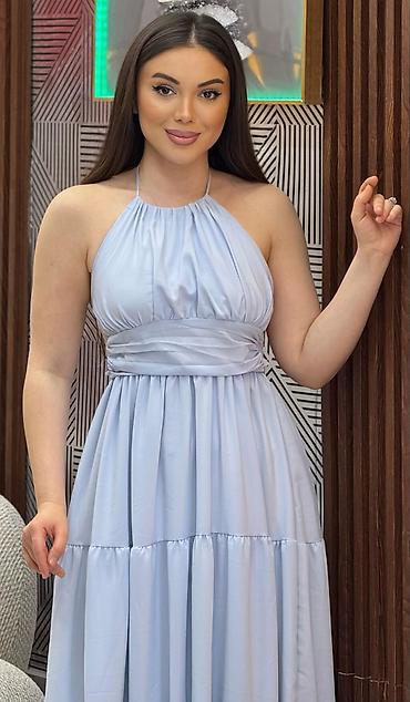 espadril: Halter yaxalıqlı, uzun maxi don - Model: Boğazdan bağlanan halter — 1