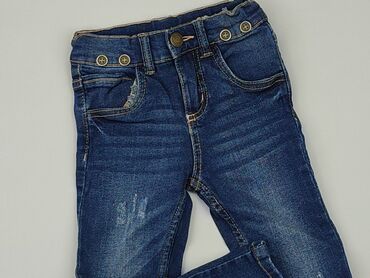 jeansy z zamkami: Jeans, Lupilu, 2-3 years, 92/98, condition - Very good