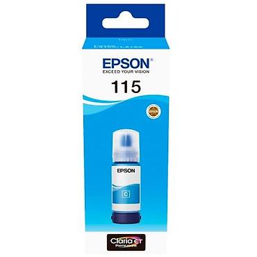 printer aliram: Epson 115 C C13T07D24A Cyan Original EcoTank Mürəkkəb Şüşəsi Epson — 1