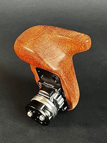 Деревянная боковая рукоятка SmallRig для камеры или видеоригa