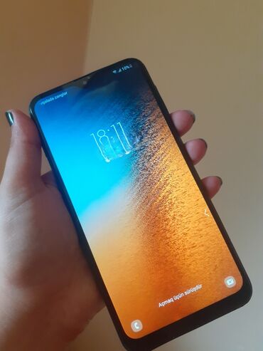 Техника для кухни: Samsung Galaxy A11, 32 ГБ, цвет - Голубой, Отпечаток пальца, Две SIM карты
