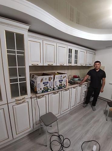 Кухонные гарнитуры: Кухонный гарнитур, Новый, цвет - Серый, ДСП, Бесплатная доставка — 11