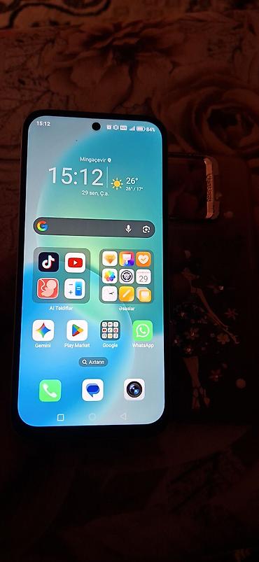 Mobil telefonlar: Honor X6c, 128 GB, rəng - Mavi, Barmaq izi, Simsiz şarj, İki sim kartlı — 10