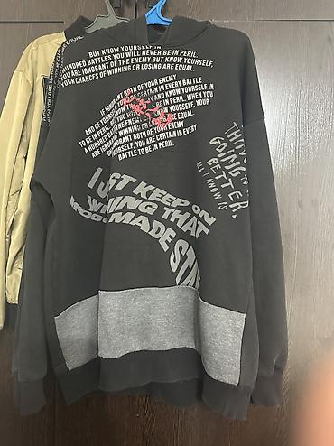 Рубашки: Черная женская рубашка-туника свободного кроя. - Классический — 2