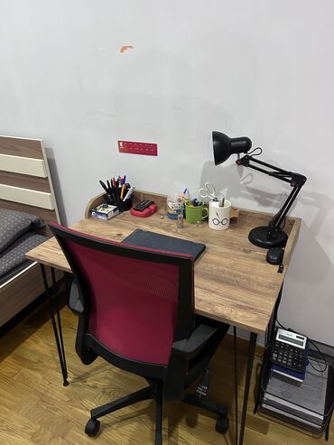 кухонные стулья: Письменный стол, Б/у, Нераскладной, Прямоугольный стол, Азербайджан