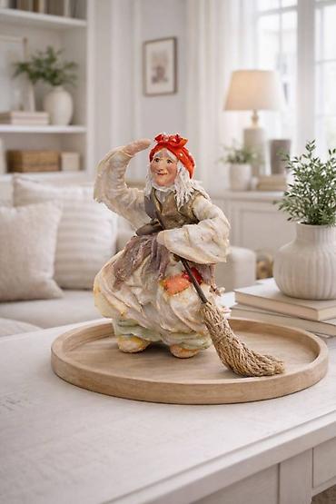 Подарки и сувениры: Баба Яга — подвесная игрушка ручной работы | интерьерный декор — 2