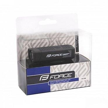 decathlon srbija: SVETLO PREDNJE FORCE DOT 300LM USB, CRNO | 1 x LED 300 LM 3 funkcije — 3