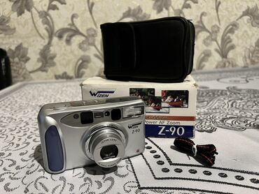 fotoaparat çantası: 1990 cı il istehsalı Wizen-Z90 Batarya ile işleyir üstünde qutusu