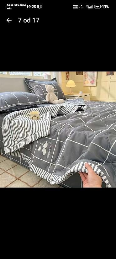 Ćebad i pokrivači: Prekrivači za krevet – lagani, prošiveni - Dizajn: moderni printovi – — 7