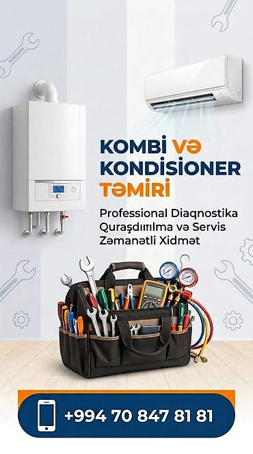 kombi ustası: Təmir, Split kondisionerlər, Quraşdırılma — 1