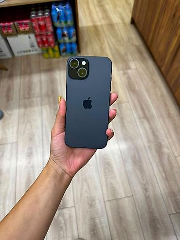 iphone 15 sadə: IPhone 15, 256 GB, Black Titanium, Barmaq izi, Face ID — 1