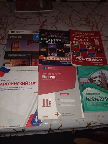 talibov test kitabi 2021: Ingilis dili kitabları və testləri hammısı aldıqda 1ci hissə pay