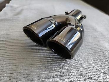burago audi a3: Nastavak auspuha hrom dupli HKS - crno sivi. Hrom nastavak auspuha — 1