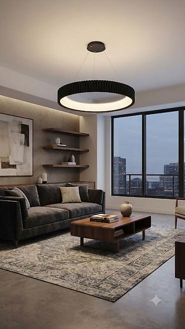 smart light: Подвесной светодиодный светильник в современном стиле - Форма — 1