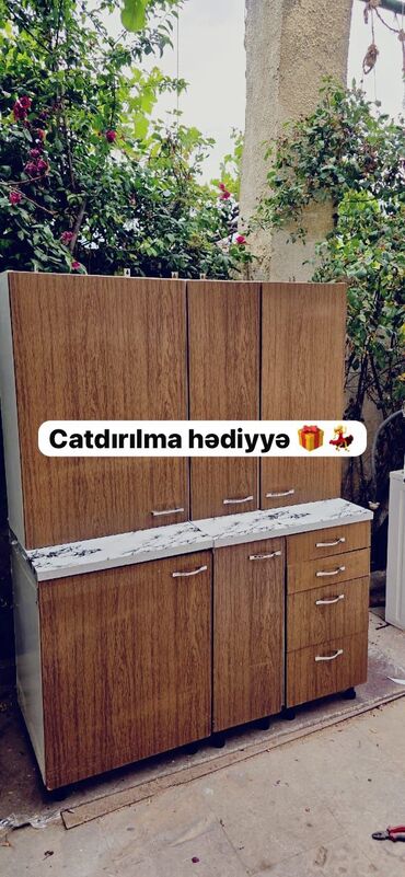 metbex mebelleri ve qiymetleri: AYNUR 2 💃
130 azn qiyməti 
Mətbəxt mebeli 
Catdırılma hədiyyə🎁💃