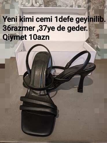 Çəkmələr: Ölçü: 36, rəng - Qara, İşlənmiş