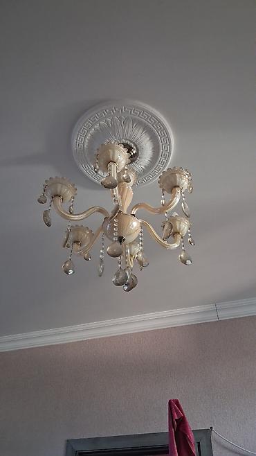 lüsdurlar: Çılçıraq, 5 lampa, Farfor — 1