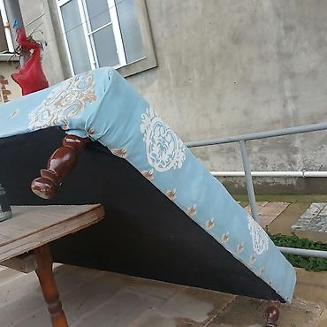 Divanlar: Taxta ayaqlı divan/çarpayı - Model: yumşaq süngərli döşəmə ilə taxta — 2