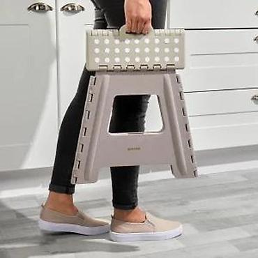 Ostali dečiji nameštaj: Preklopna plastična sklopiva stolica/tabure – HOBBY - Višenamenska — 17