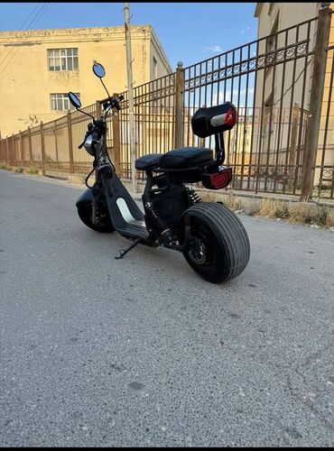 Mopedlər,skuterlər: Elektrik skuter – Citycoco üslubunda geniş təkərli model - Güclü — 4