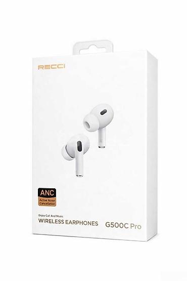 Simsiz qulaqlıqlar Recci Earphones G500C Pro Qoşulma - Bluetooth 5.3 lalafo.az -da Simsiz qulaqlıqlar Recci Earphones G500C Pro Qoşulma - Bluetooth 5.3