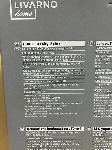 stilsko: LIVARNO HOME 1000 LED Fairy Lights – topla bela rasveta - 1000 LED — 7