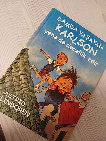 Bədii ədəbiyyat: Məhsul: Kitab – “Damda yaşayan Karlson yenə də dəcəllik edir” Müəllif — 1